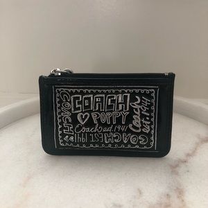 Coach card/coin holder